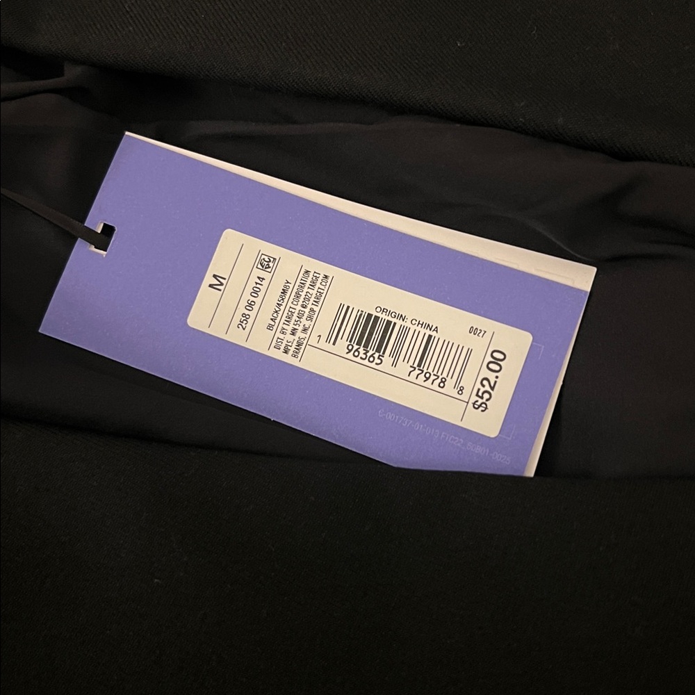 Future collective Kahlana Barfield Target black and leather blazer nwt medium - Picture 6 of 6